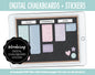 Digital Chalkboard + Stickers | GoodNotes, iPad & Android | Sticky Notes, Chalkboard, Magnets, Lists