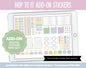 Hop to It Add-On Digital Stickers | GoodNotes & iPad | Trackers, Budget, Fitness, Health, Habits