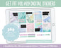 Get Fit Vol #09 Digital Stickers | GoodNotes & iPad | Fitness, Health, Self-Care, Workout | Mermaid Squad
