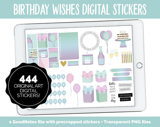Birthday Wishes Digital Sticker