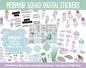 Mermaid Squad Digital Sticker Mega Bundle | GoodNotes & iPad | May, Ocean, Pastel, Activities, Goals, Tasks