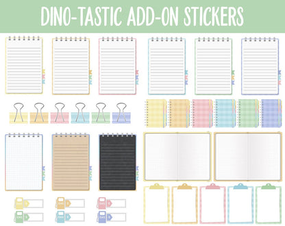 Dino-tastic Add-On Digital Stickers | GoodNotes & iPad | Trackers, Budget, Fitness, Health, Habits