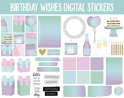 Birthday Wishes Digital Sticker