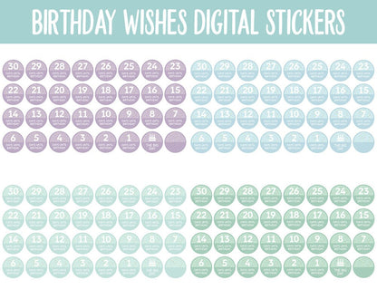 Birthday Wishes Digital Sticker