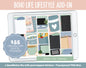 Boho Life Lifestyle Add-On Digital Stickers | GoodNotes & iPad | TV, Playlist, Travel, Reading, Work, Groceries