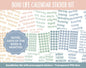 Boho Life Calendar Essentials Digital Planner Stickers | GoodNotes, iPad and Android | Dates, Days of the Week, Months