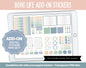 Boho Life Add-On Digital Stickers | GoodNotes & iPad | Trackers, Budget, Fitness, Health, Habits