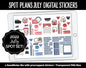 Spot Plans July Digital Stickers | GoodNotes, iPad and Android | Sassy, Summer, Adulting, Planning, Funny