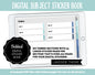 Blank Subject Digital Sticker Books | Lakeside Theme | Goodnotes, iPad & Android