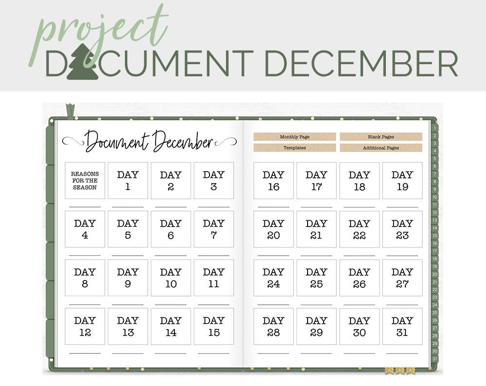 2022 Project Document December Digital Album and Stickers