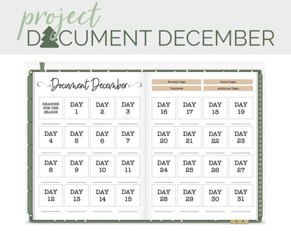 2022 Project Document December Digital Album and Stickers