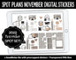 Spot Plans November Digital Stickers | GoodNotes, iPad and Android | Sassy, Fall, Adulting, Planning, Funny