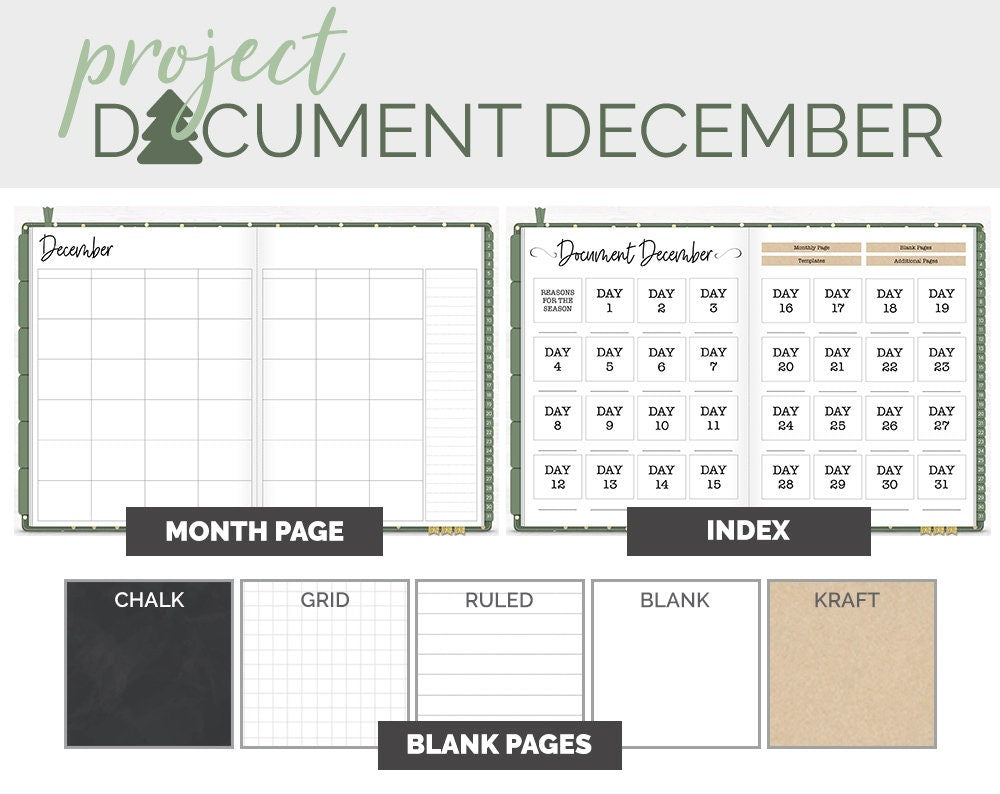 2022 Project Document December Digital Album and Stickers