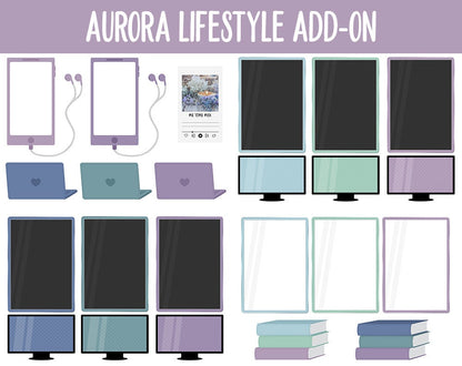 Aurora Lifestyle Add-On Digital Stickers
