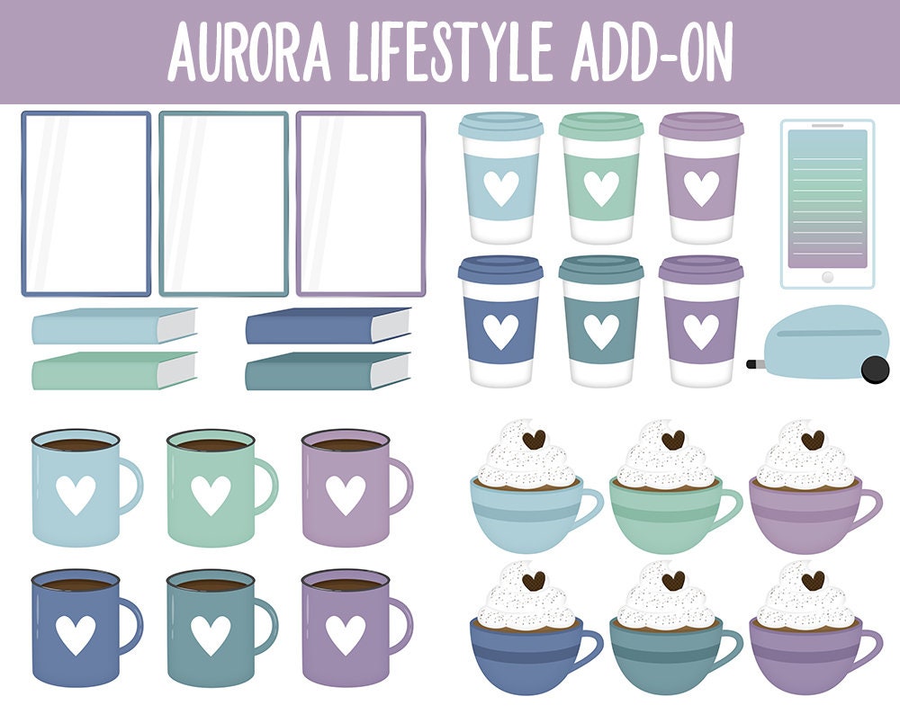 Aurora Lifestyle Add-On Digital Stickers