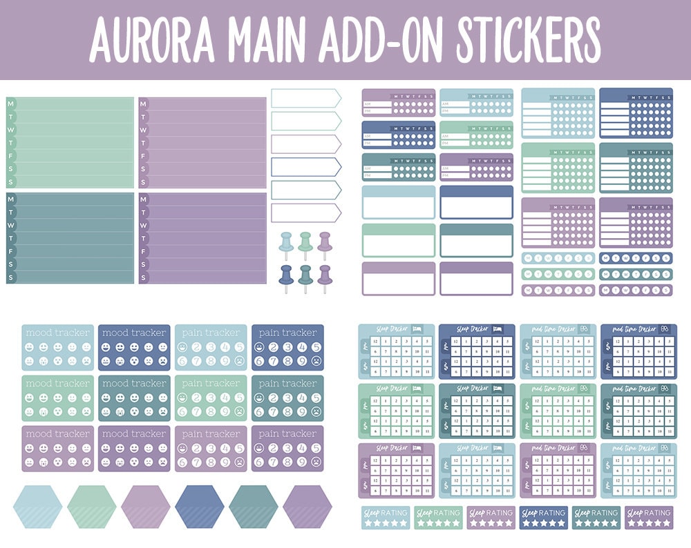 Aurora Add-On Digital Stickers