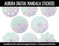 Aurora Mandala Digital Planner Stickers