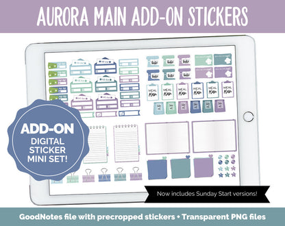 Aurora Add-On Digital Stickers