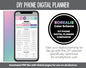 DIY Phone Digital Planner | Borealis Theme | Goodnotes, iPad & Android | Hobonichi, Planner, Notebook