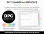DIY Landscape Digital Planner | Rainbow Theme | Goodnotes, iPad & Android