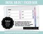Blank Subject Digital Sticker Books | Stargazer Theme | Goodnotes, iPad & Android