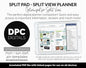 Split Pad | Split View Digital Planner | Whiteout Theme | GoodNotes & iPad