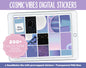 Cosmic Vibes Digital Planner Stickers | GoodNotes, iPad and Android | Stargazer Theme | Space, Galaxy, Constellations, Astrology, Astronomy