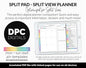 Split Pad | Split View Digital Planner | Rainbow Theme | GoodNotes & iPad