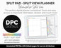 Split Pad | Split View Digital Planner | Sprinkles Theme | GoodNotes & iPad