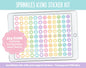 Sprinkles Icons Digital Planner Stickers | GoodNotes, iPad and Android | Icons, Life, Weather, Everyday