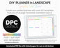 DIY Landscape Digital Planner | Sprinkles Theme | Goodnotes, iPad & Android | Notebook