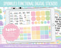 Sprinkles Functional Digital Sticker Set | GoodNotes, iPad & Android | Papers, Sticky Notes, Chores, Work, Adulting, Tasks, Dates