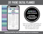 DIY Phone Digital Planner | Aurora Theme | Goodnotes, iPad & Android | Hobonichi, Planner, Notebook