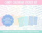 Candy Calendar Essentials Digital Planner Stickers | GoodNotes, iPad and Android | Dates, Days of the Week, Months
