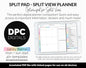 Split Pad | Split View Digital Planner | Candy Theme | GoodNotes & iPad