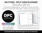 Split Pad | Split View Digital Planner | Bliss Theme | GoodNotes & iPad