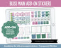 Bliss Add-On Digital Stickers | GoodNotes & iPad | Trackers, Budget, Meal Planning, Health, Habits