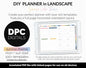 DIY Landscape Digital Planner | Sunrise Theme | Goodnotes, iPad & Android | Notebook
