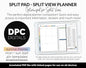 Split Pad | Split View Digital Planner | Sunrise Theme | GoodNotes & iPad