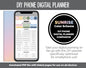 DIY Phone Digital Planner | Sunrise Theme | Goodnotes, iPad & Android | Hobonichi, Planner, Notebook