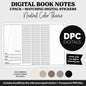 Digital Book Notes Journal Notebook | Neutral | GoodNotes, iPad & Android