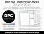 Split Pad | Split View Digital Planner | Twilight Theme | GoodNotes & iPad