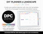 DIY Landscape Digital Planner | Twilight Theme | Goodnotes, iPad & Android | Notebook