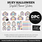Huey the Hedgehog Halloween Digital Planner Stickers | GoodNotes, iPad and Android | October, Pumpkins, Autumn