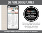 DIY Phone Digital Planner | Flannel Theme | Goodnotes, iPad & Android | Hobonichi, Planner, Notebook