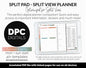 Split Pad | Split View Digital Planner | Flannel Theme | GoodNotes & iPad