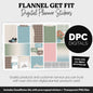 Get Fit Flannel Digital Stickers | GoodNotes & iPad | Fitness, Health, Self-Care, Workout