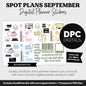 Spot Plans September Digital Stickers | GoodNotes, iPad and Android | Sunrise | Sassy, Fall, Cafe, Adulting, Planning, Funny