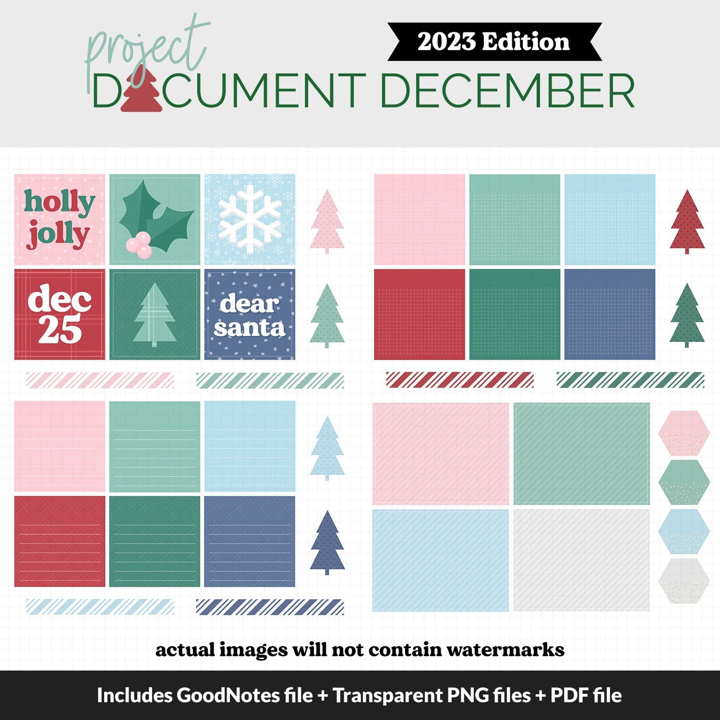 2023 Project Document December Digital Album and Stickers