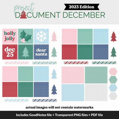 2023 Project Document December Digital Album and Stickers
